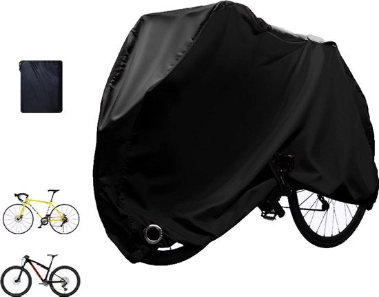 Fietsocchiali, 210D fietsocchiali fietsporta, impermeabile cappuccio per bicicletta con fessura e tasca di stoccaggio, protezione solare e resistente ai graffi, Nero, M[180*60*90cm]