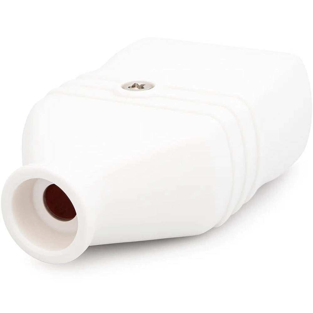 Presa antischiacciamento ecova 30363 bipasso 10/16a in pvc bianco