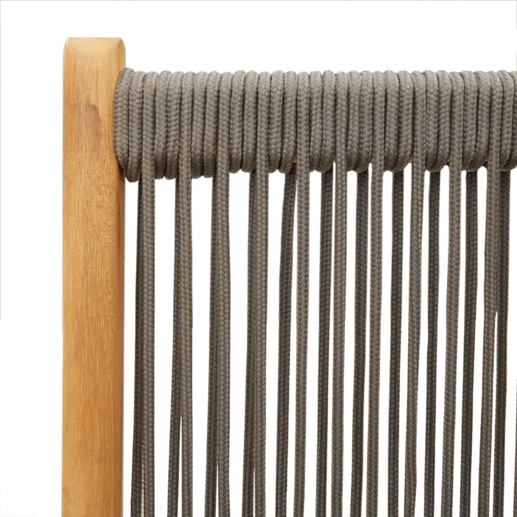 Sedie da Giardino Reclinabili 8pz Grigie Legno Massello Acacia 3214534