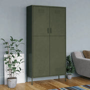 Armadio Verde Oliva 90x50x180 cm in Acciaio cod mxl 69809