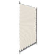 Tenda plissettata color crema 90 x 125 cm 4102213