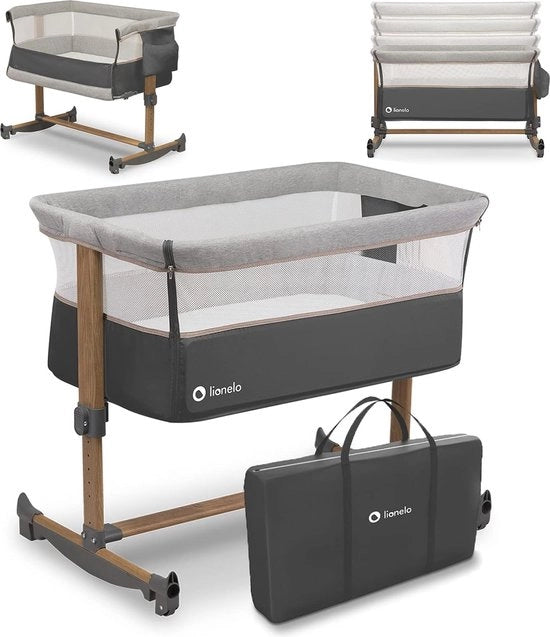 Culla per bambini con funzione di oscillazione e regolazione di altezza - 3-in-1 culla per bambini con parete laterale rimovibile 

Modello: 12345
Capacità di peso: 15 kg
Dimensioni: 120 x 60 x 80 cm
Altezza regolabile: 80-100 cm