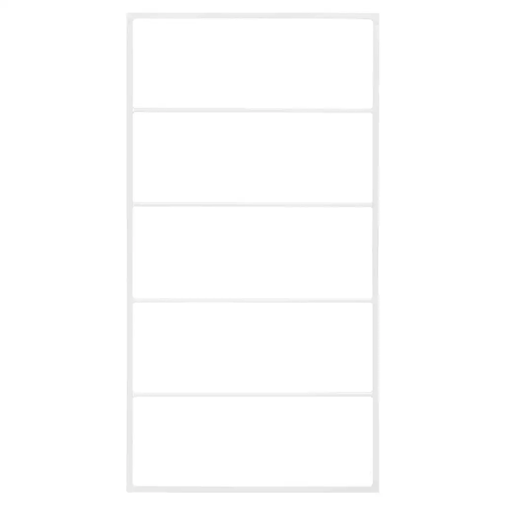 Portasciugamani Bianco 60x10x116 cm Acciaio 336121