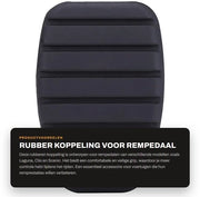 Rempedaal in gomma - Koppeling/Rempedaal - Nero - Accessori - Adatto per Laguna/Clio/Scenic - Alta qualità - Coperchio di frizione