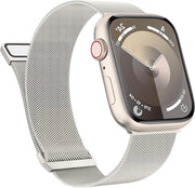 Banda metallica per Apple Watch – Banda mesh magnetica per uomini e donne (38-49mm)