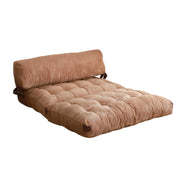 Divano letto in tessuto "Fold" a 2 posti - 120 x 75 x 79 cm - Marrone