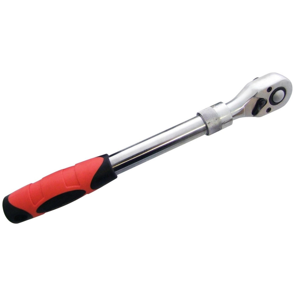 Trade Shop - Chiave A Cricchetto Da 3/8" Reversibile Allungabile Telescopico Cricchetto -