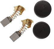 Set di pennelli in carbonio con caps - 1 coppia - Incluso caps - Adatto per diverse batterie e strumenti