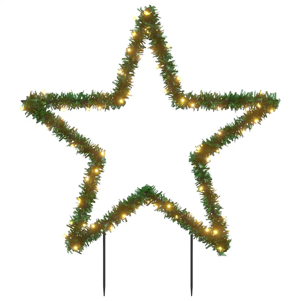 Decorazione Luminosa Natalizia con Picchetti Stella 80LED 60cm CFW8026202