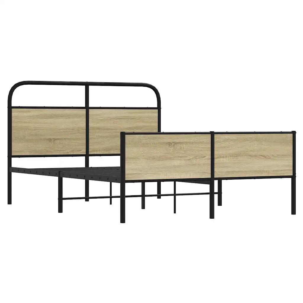 Giroletto senza Materasso Rovere Sonoma 135x190cm in Truciolato 4100445