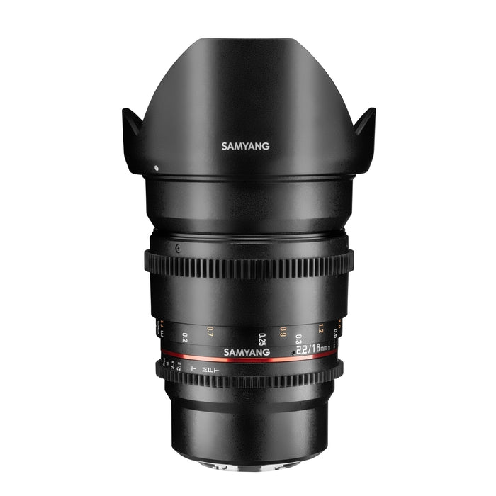 MF 16mm F2.0 APS-C per Sony E - obiettivo grandangolare professionale, angolo di campo di 80°, alta qualità dell'immagine, messa a fuoco e apertura manuali, 13 lenti multistrato