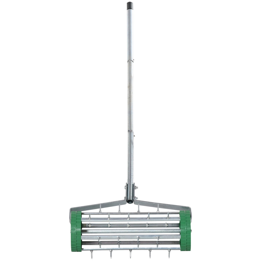 Rastrello Aeratore Prato Telescopico ¨C Zephmum ¨C Verde 98x45x87 cm