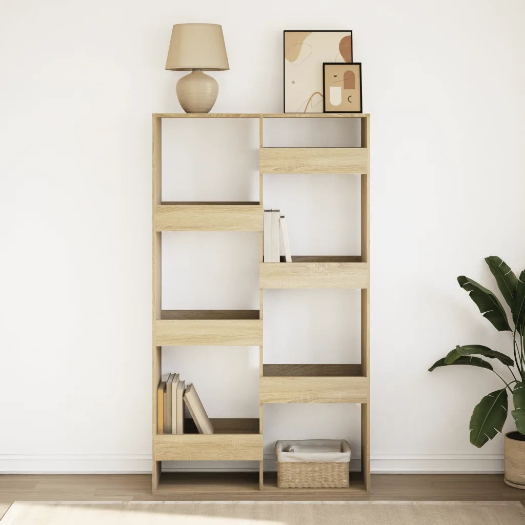 vidaXL Libreria Rovere Sonoma 100x33x175 cm in Legno Multistrato