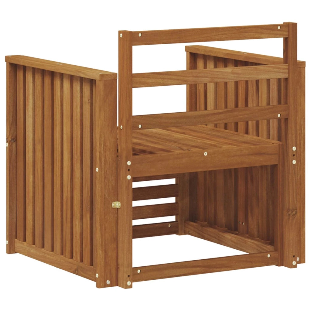 Set di divani da esterno Legno di Acacia Massello 3436349