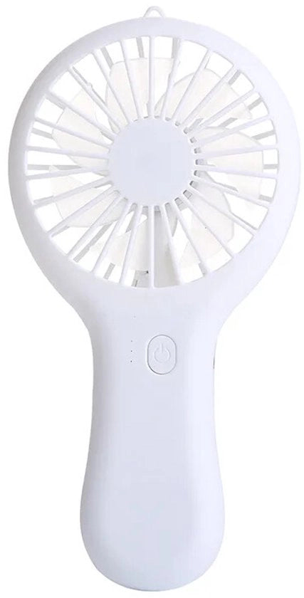 Miniventilatore portatile, piccolo ventilatore USB caricabile, ventilatore portatile - bianco