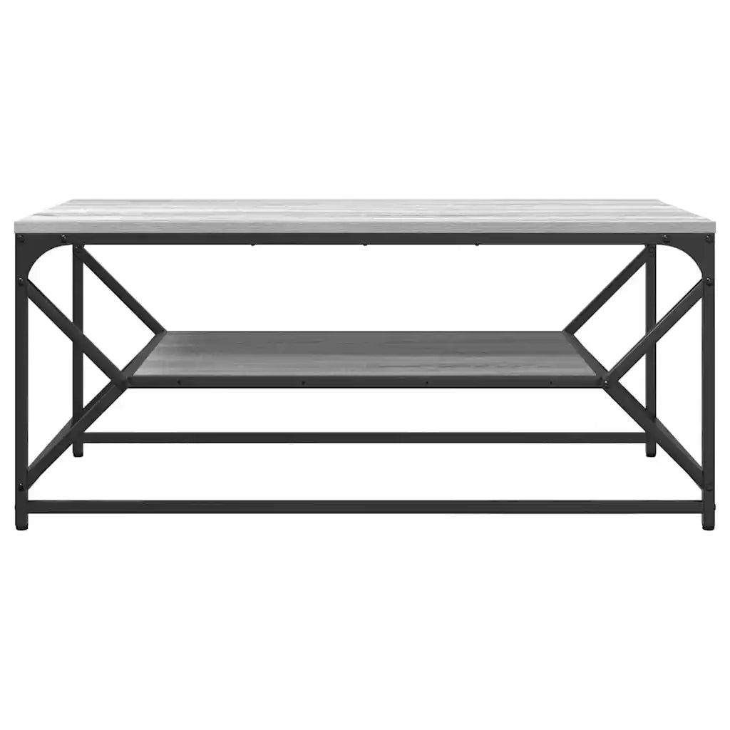 Tavolino da Salotto-Tavolino da soggiorno-Tavolo Grigio Sonoma 90 x 50 x 40 cm