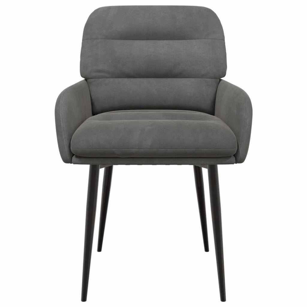 Sedie da pranzo 4 pcs Velluto (V) Grigio Scuro 3428238