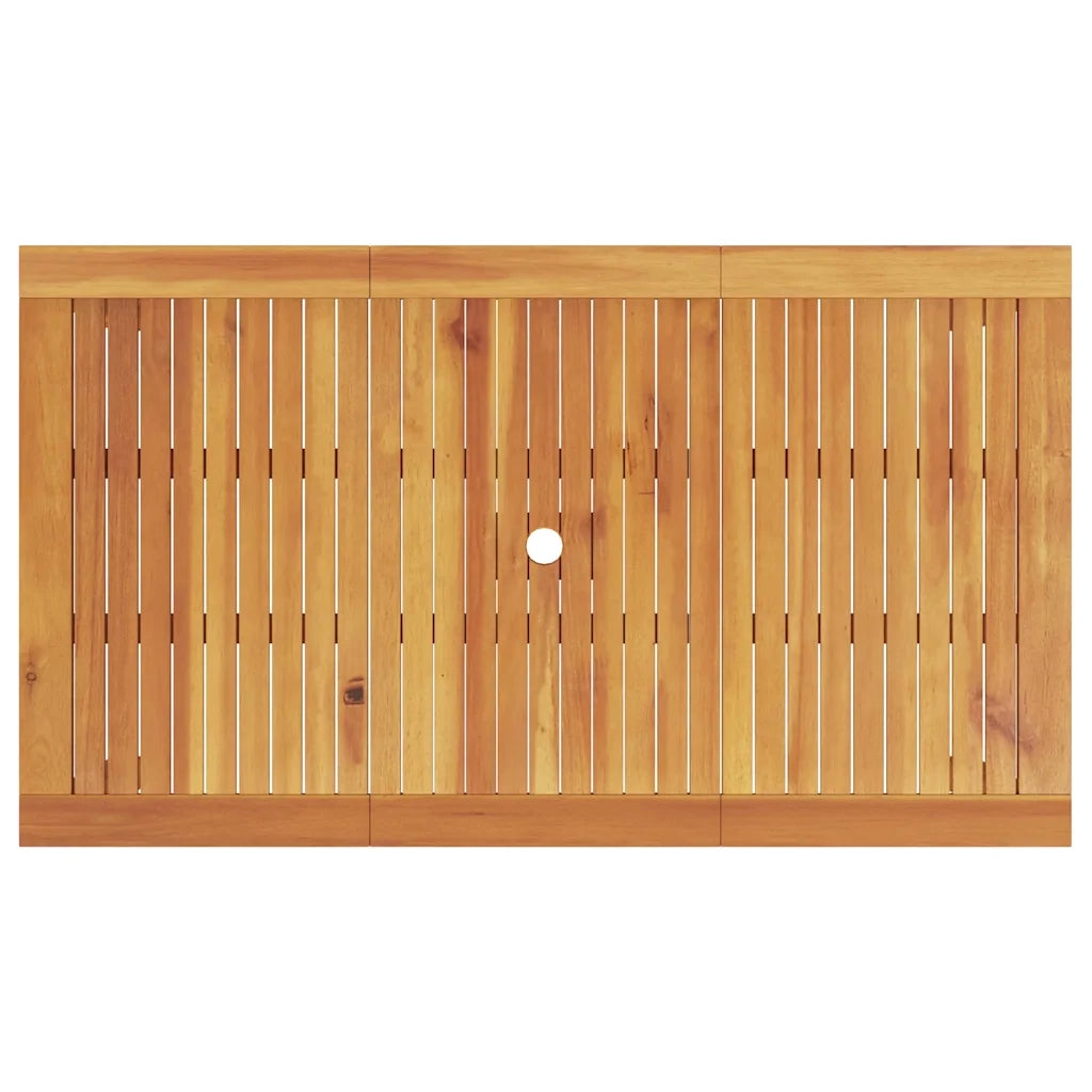 Set da Pranzo per Giardino 7 pcs Marrone 3375664