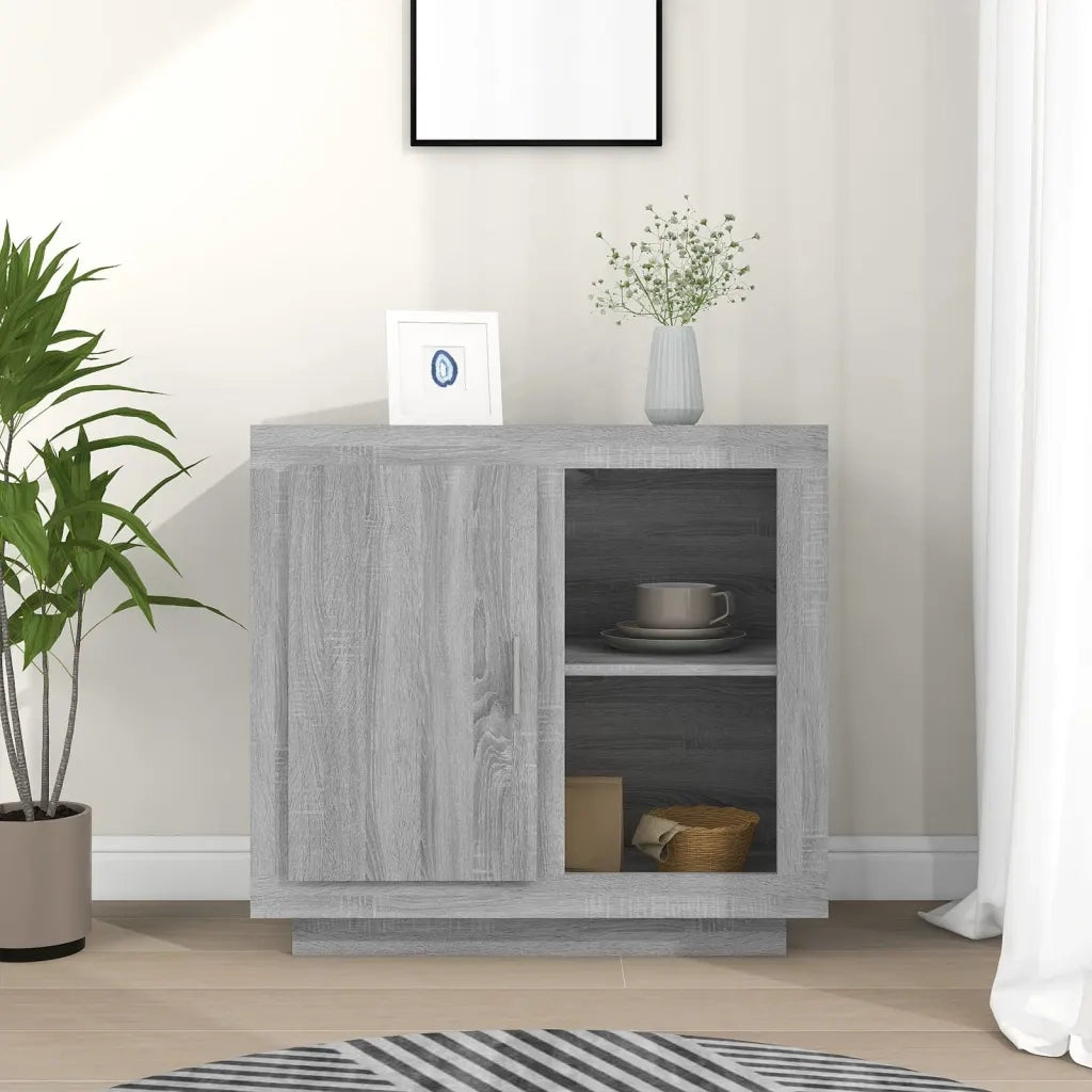 Credenza-Buffet-Armadio da cucina Grigio Sonoma 80x40x75 cm