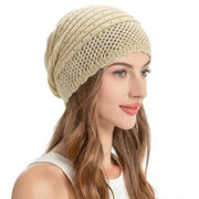 Cappello Slouchy Zitto Leggero - Cappuccio a Maglia - Moda Slouch - Comfortevole Adattamento - Per Donna - Circonferenza 54-56cm