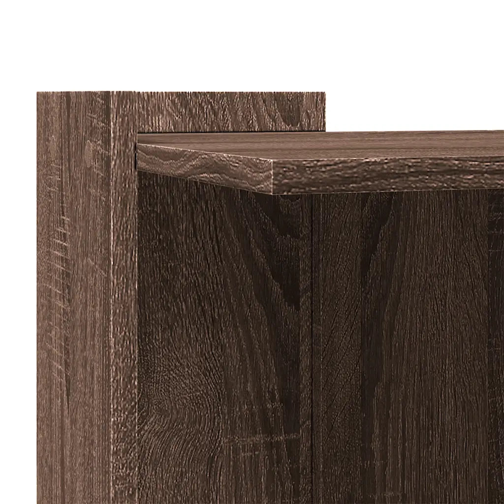 vidaXL Recinto Lettiera Gatti Rovere Marrone 53x53x51 cm in Truciolato