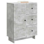 Credenza | Madia | Buffet da pranzo | Armadio da pranzo Grigio Cemento 66 x 34,5 x 90 cm Legno ingegnerizzato