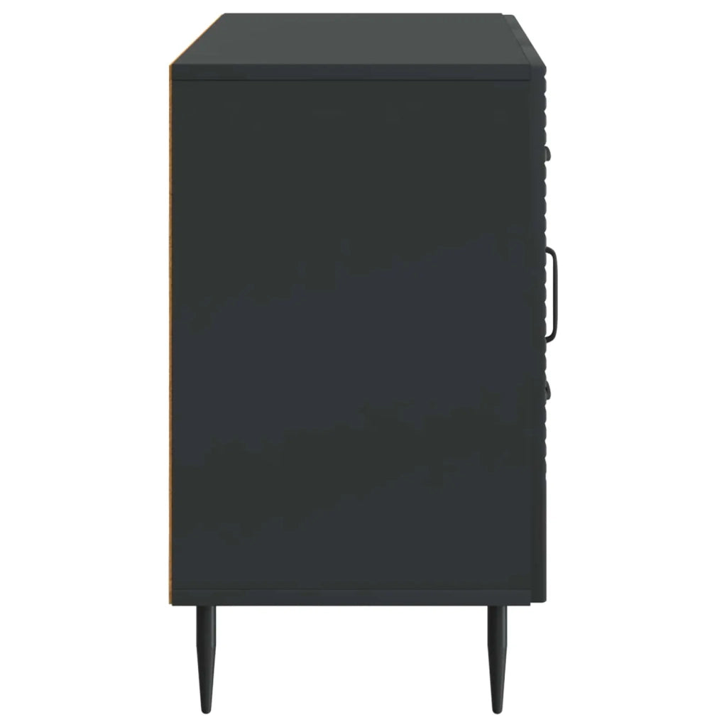 Credenza Nero 89 x 34,5 x 60 cm Legno ingegnerizzato