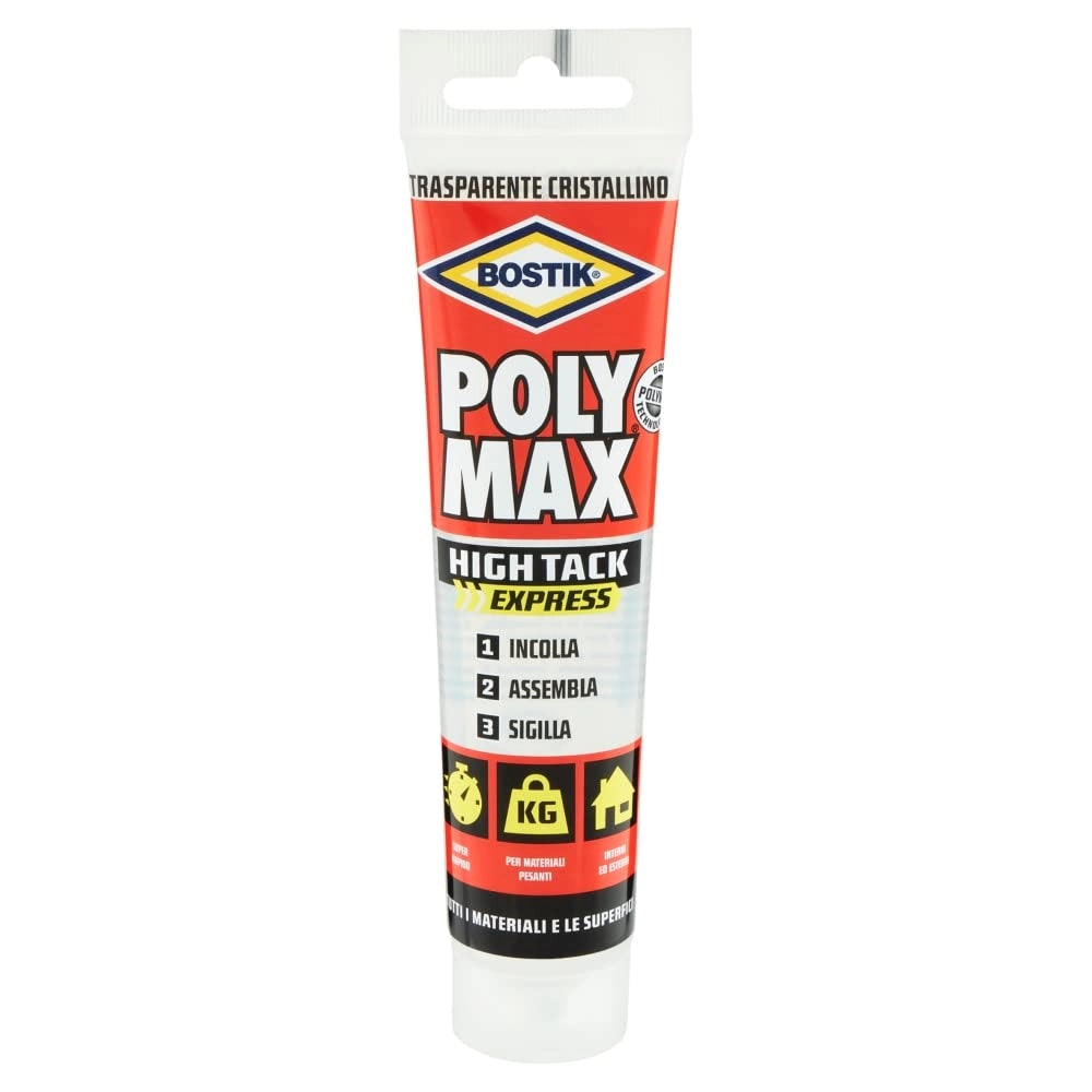 Sigillante Poly Max High Tack Express Cristal Bostik 115 Gr Tubetto