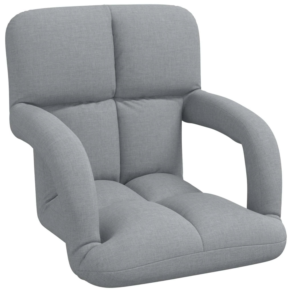 Sedia a pavimento regolabile Grigio Chiaro 58 x 62 x 58 cm 42028125