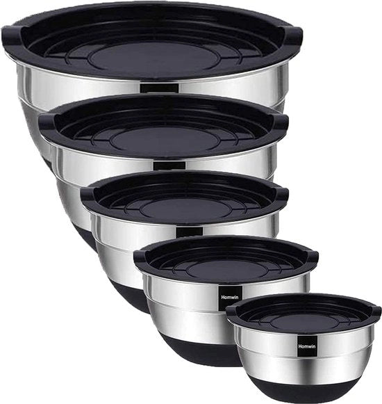 Set di piatti in acciaio inossidabile per la cucina
