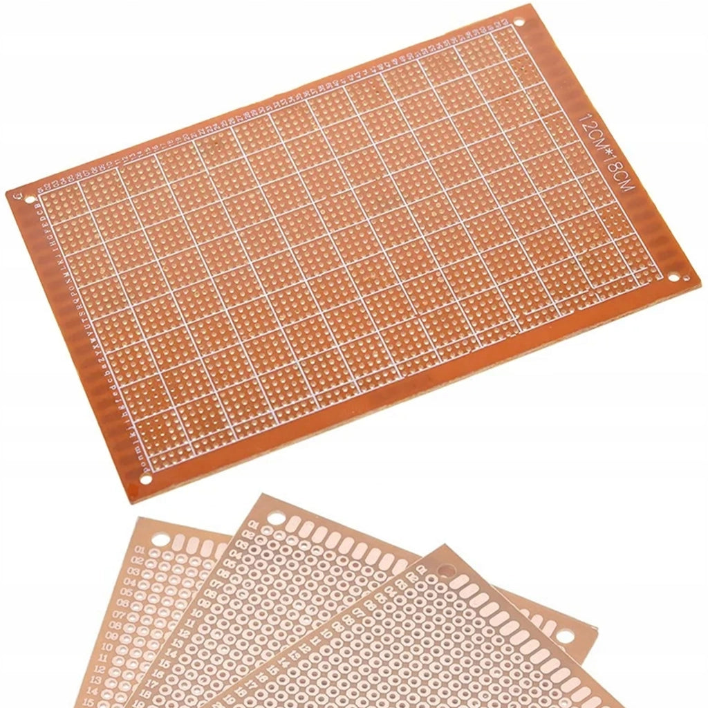 Piastra Prototipo Universale Rosfix 120x180 mm – Montaggio THT, Fori 2,54 mm | Elettronica Fai-da-te, Saldatura