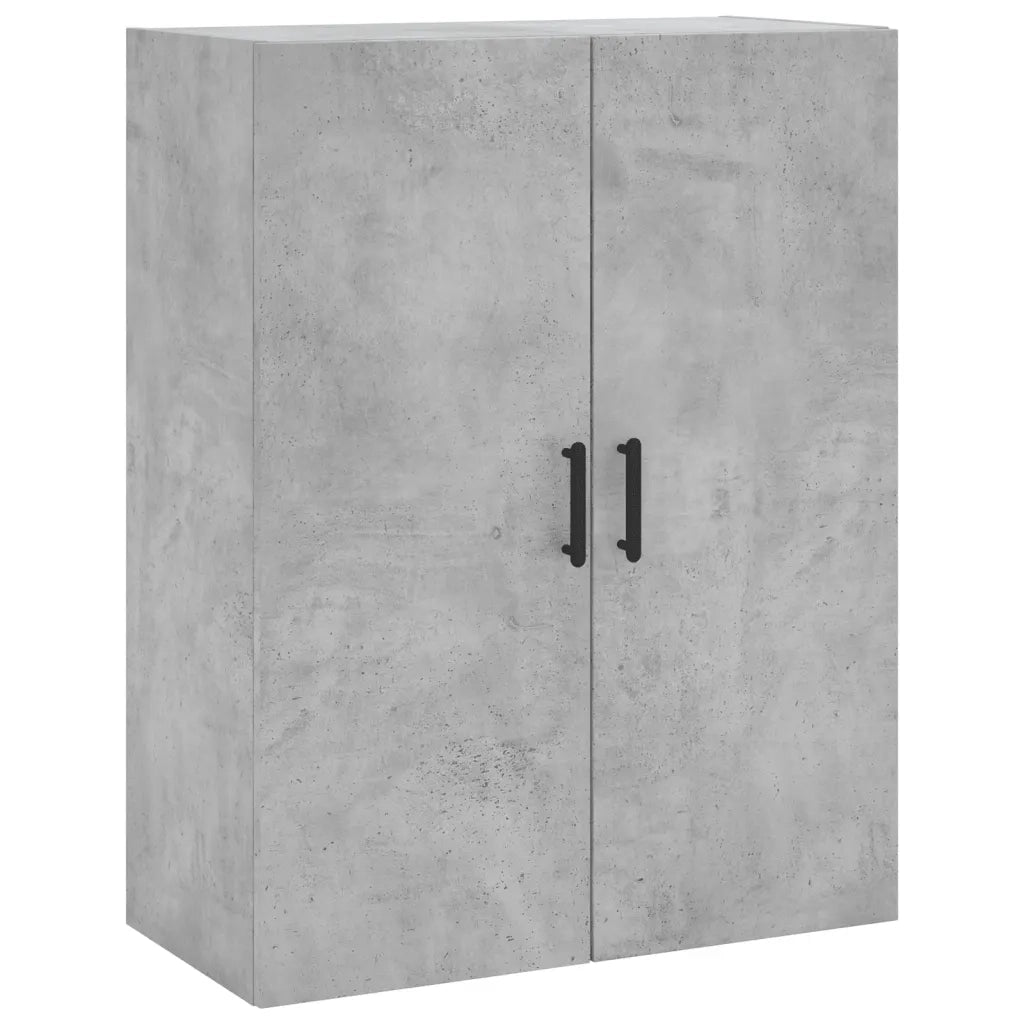 Credenza Grigio Cemento 69,5x34x180 cm in Legno Multistrato 3195855