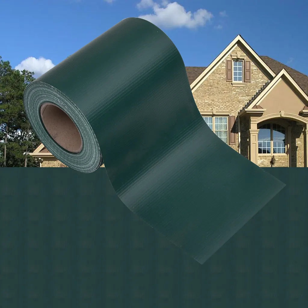 Recinzione Frangivento da Giardino | Recinzione da cortile PVC 35x0,19 m Verde Opaco