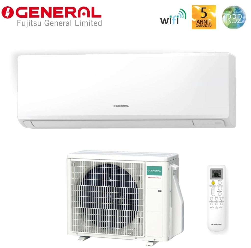 Condizionatore General Fujitsu KN 9000 Btu ASHH09KNCA R-32 Wi-Fi Integrato