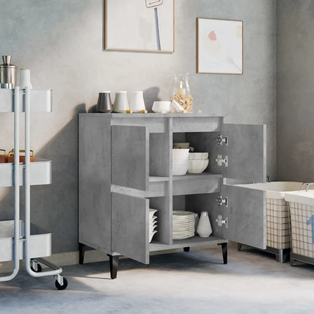 Credenza Grigio Cemento 60x35x70 cm in Legno Multistratocod mxl 127277