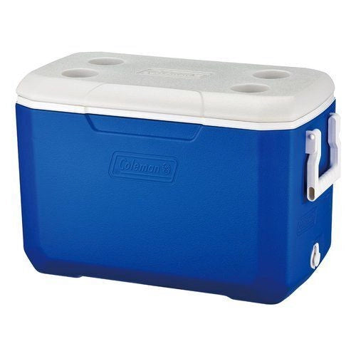 Coleman 2000036077 Poly-Lite 48 Ghiacciaia Rigida Portatile 46 L isolamento PU fino a 3 giorni colore Blu Bianco