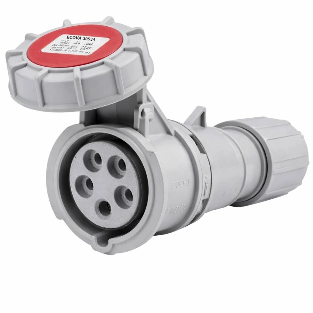 Presa mobile industriale ecova ip67 trifase 16a e 32a *** ampere 16 ampere, confezione 1