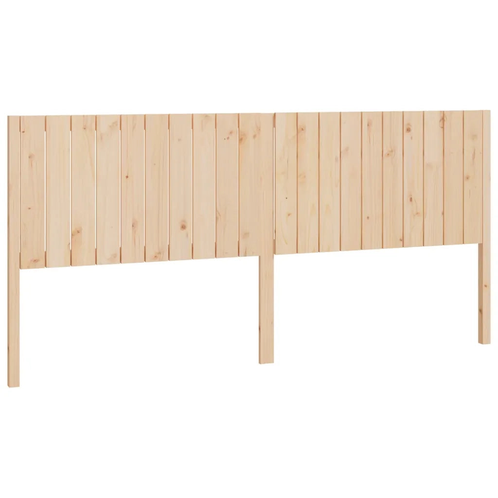 Testiera per Letto-Testata-Testiera Decorativa 205,5x4x100 cm in Legno Massello di Pino 857301