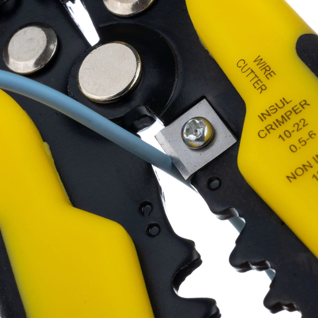 Pinza Spellafili Automatica con Crimpatrice – Acciaio Cromato, 0,2-6 mm² | Precisione e Durata