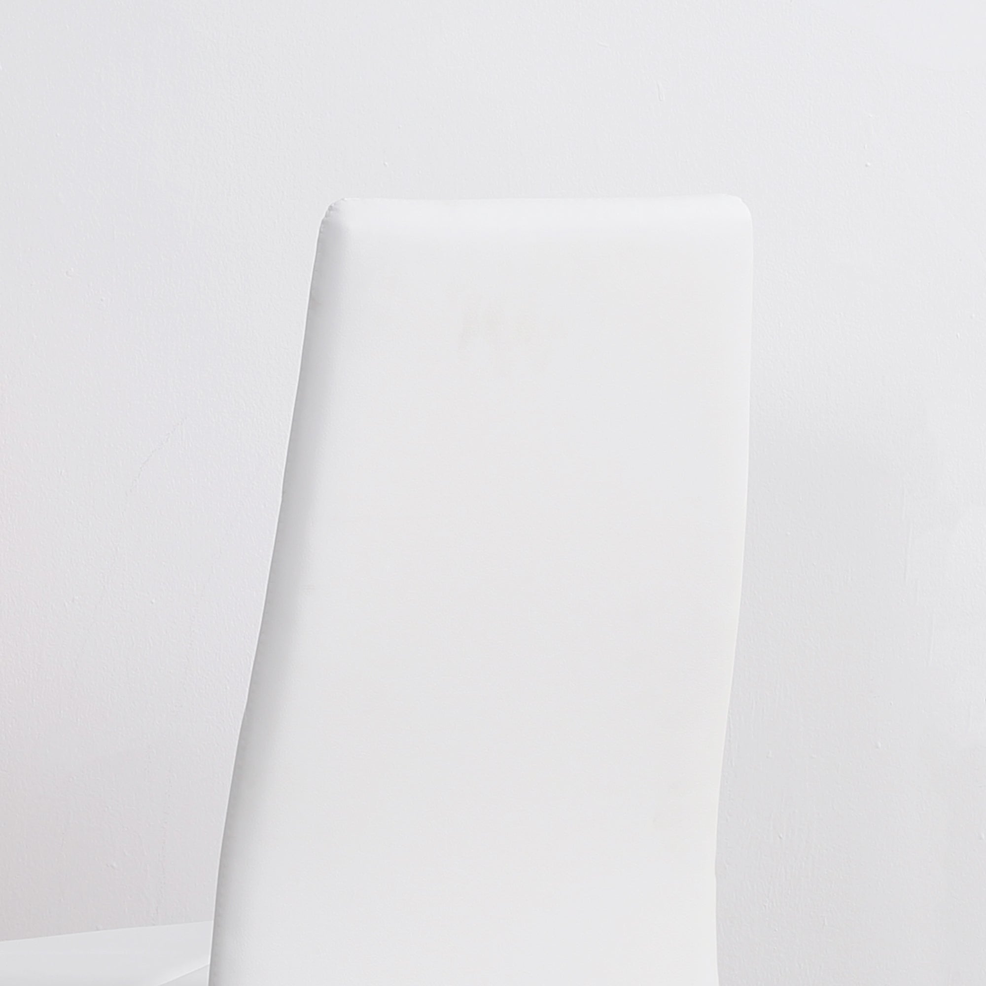 Set di 4 Sedie da Pranzo 41x50x97 cm con Schienale Alto in Similpelle Bianco