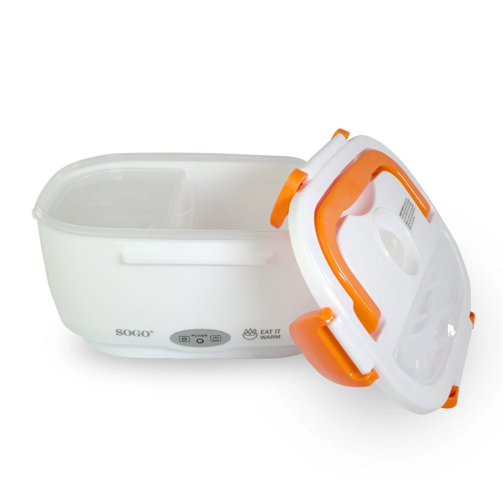Scaldavivande elettrico termico portatile, doppio contenitore 0,45L e 0,65L, riscaldamento 30min 40W ufficio - SOGO