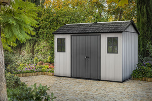 Casetta da Giardino 350x229x254 cm Keter Oakland 1175 Duotech in Polipropilene Grigio