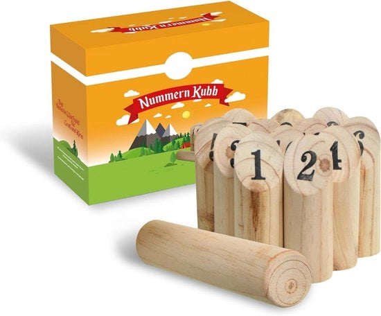 Gioco da lancio estivo - Set completo con pezzo reale e bastoni - Ideale per feste, barbecue e tempo libero - Gioco educativo e sportivo per tutta l'età - Set da gioco da esterno per famiglia e amici - Gioco da lancio per campeggio, spiaggia e parco