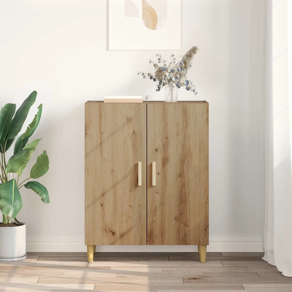 Credenza | Madia | Buffet da pranzo | Armadio da pranzo Rovere artigianale 70 x 34 x 90 cm Legno multistrato