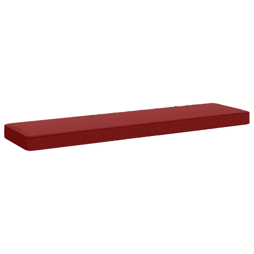 Cuscino per Panchina a 1 Pezzo VUGHT 100% Poliestere Rosso Vino 950586