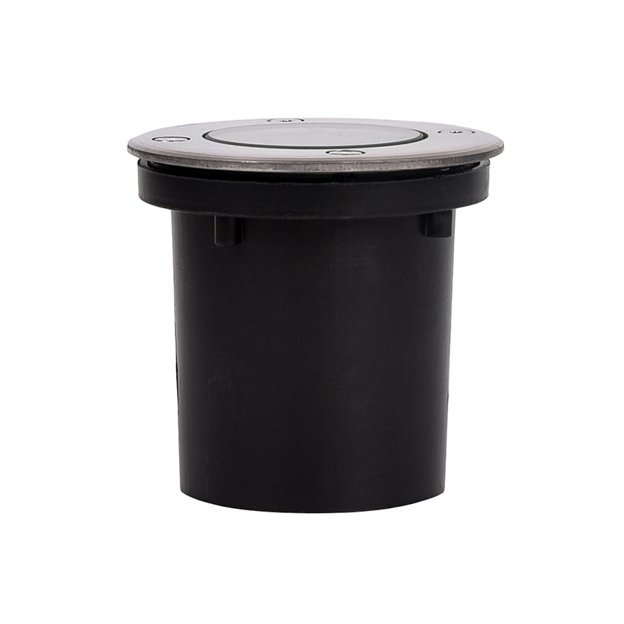 FARETTO LED SEGNAPASSO CALPESTABILE 3W LUCE NATURALE 4000K - IP65 IN ACCIAIO E VETRO TEMPERATO IDEALE PER VIALETTI GIARDINI E INGRESSI