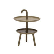 Tavolino da esterno Hook Verde militare Ø.41cm x H. 55cm