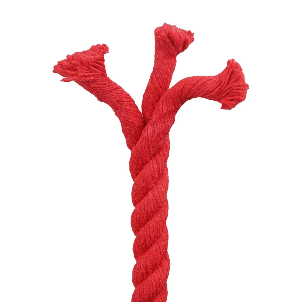Corda di Cotone 20 mm 25 m Rosso 100% Cotone 42011922