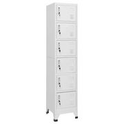 Armadietto con Serratura Grigio Chiaro 38x40x180 cm in Acciaiocod mxl 70568
