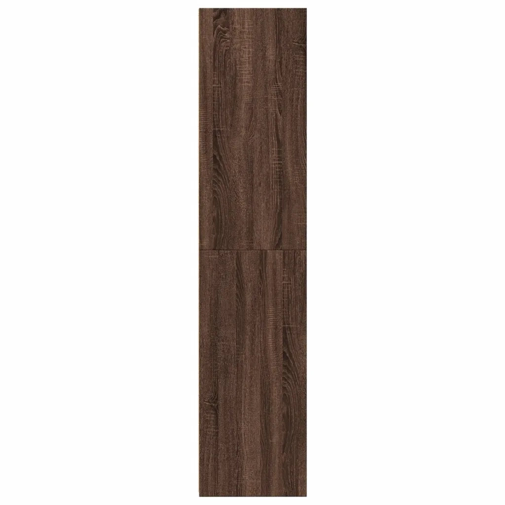 Credenza Rovere Marrone 40x41x185cm in Legno Multistrato 3281672